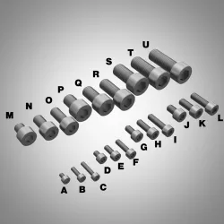 Hexagon wrench bolt M3,4,5,6,8,10,12