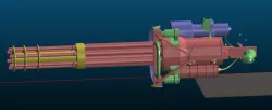 M134 Minigun - import from sketchfab!
