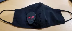 Mask filter covers / clips (Black Lives Matter, Skull, HHGTTG)