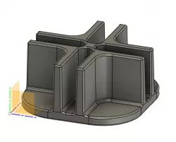 Metal cube cubby storage connector