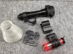 MOLLE | Webbing plate | Flashlight Clip | Glo-Toob