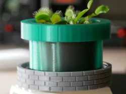 Piranha Plant Pipe Flower Pot (Venus Flytrap)