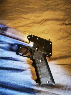Pistol Grip Sliding Legolini Slingshot