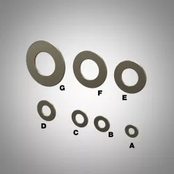 PLAIN WASHER M3,4,5,6,8,10,12