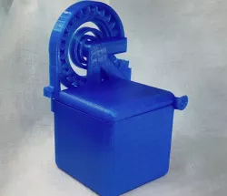Print-In-Place spring loaded box Remix