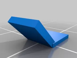 Resin printer easy removal tab