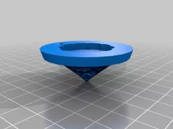 Sensei's Divining Top Life Counter and Dice Holder with Scroll Work - remixed
