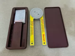 Starrett Miter Saw Protractor Case