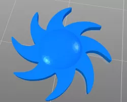 Sun earring