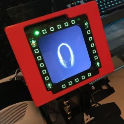 Thrustmaster Cougar MFD Monitor Bezzel and Stand