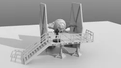 TIE landing platform - Legion scale