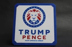 Trump Pence 2020 2" Trailer Hitch Receiver Plug Cover
