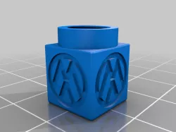 Valve caps with VW logo