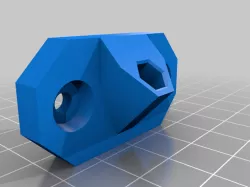 Wall mounted bit holder for single bit