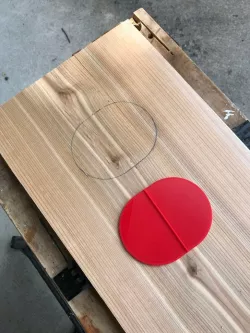 Wood Duck house hole template