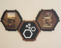 Yet Another Modular Hexagon Picture Frame