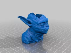 Yoda Bust Planter