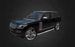 2017 Land Rover Range Rover Vogue SV Autobiography Dynamic Low-poly  3D model