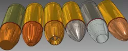 9mm boxer anvil sealer primer mix cup explosive compound, braz, Autodesk Inventor & Fusion 2013