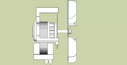 AC hot-air circulation fan