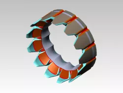 Aero-Spike Engine Part Serrated  Intake
