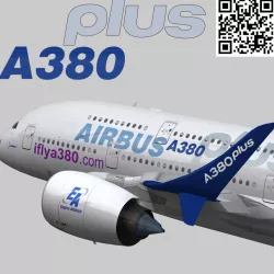 Airbus A380 Plus 2017 Home livery Low-poly  3D model