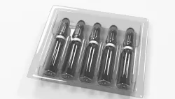 Ampule Blister Pack 3D model