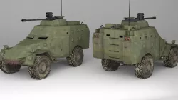 APC Army Low-poly  3D model
