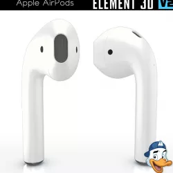 Apple AirPods for Element 3D 3D model
