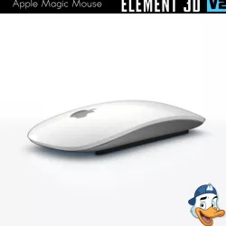 Apple Magic Mouse for Element 3D 3D model