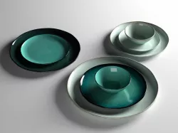 Aqua Plates 3D model