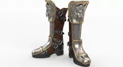 Armor Boot 3D model