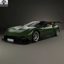  Aston Martin Vulcan 2015 3D model