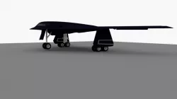 b2 bomber Low-poly  3D model