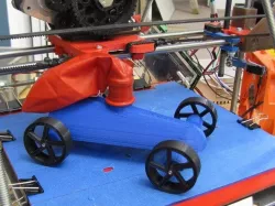 Balloon Powered Jet Car with Sweet Rimzzz