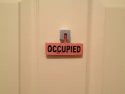 Bathroom Occupied / Vacant Sign