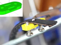 Belt clamp for H1 plastic bed (original h1 table)
