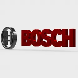 bosch logo 3D model