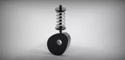 CAM Follower Mechanism with Spring