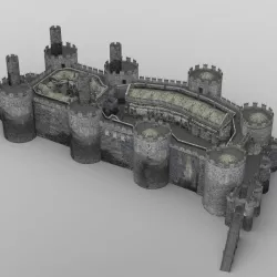 Castle Set 1 for DAZ Studio 3D model