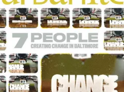 'Change' Logo for Urbanite Magazine Cover