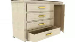 Chest of drawers for the bathroom 3D model