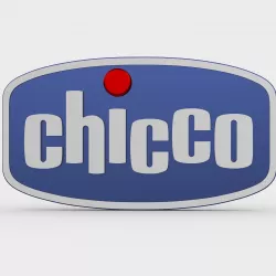 chicco logo 3D model