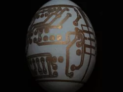 Circuit Board Egg for Egg-Bot