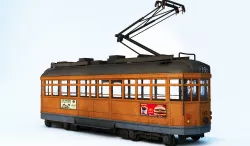 City Tram 3D model