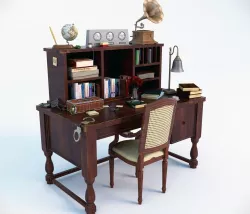 Classic Desk 3D model