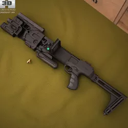 CornerShot CSM with Glock 21 3D model