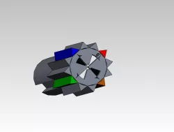 Crank For Engine that has only one moving part / Unit.