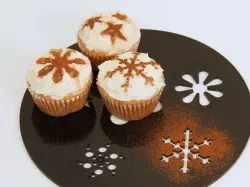 Cupcake Stencil