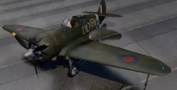 Curtiss H75A-3 Mohawk - RAF 3D model